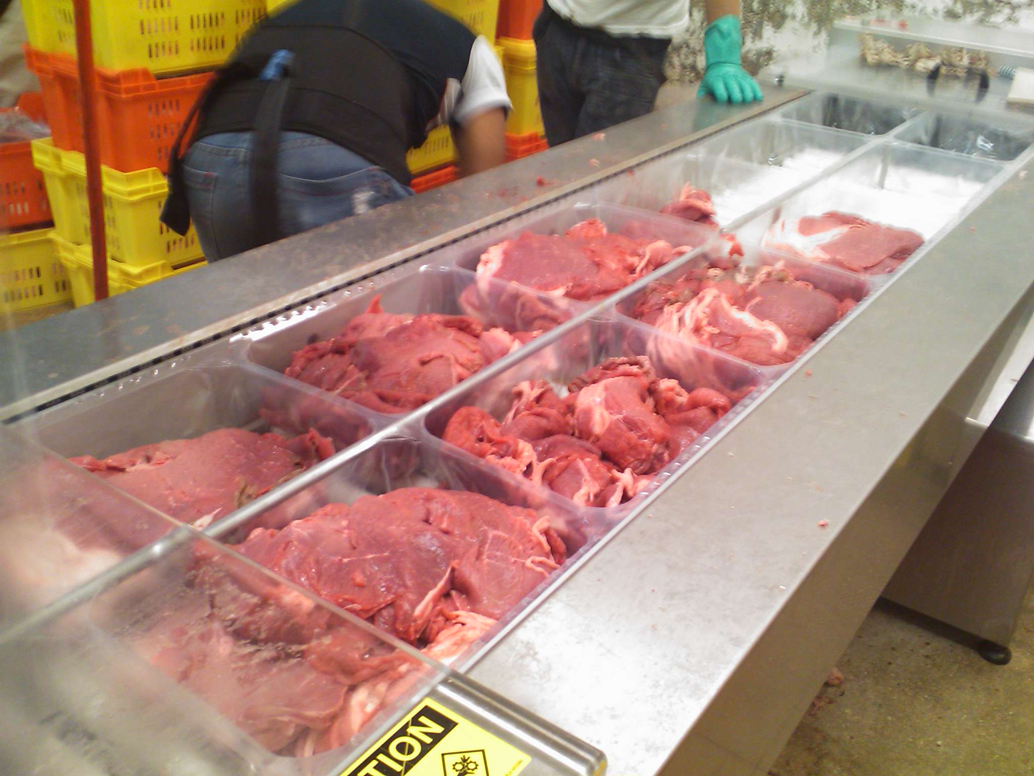 Rebanado industrial de carne